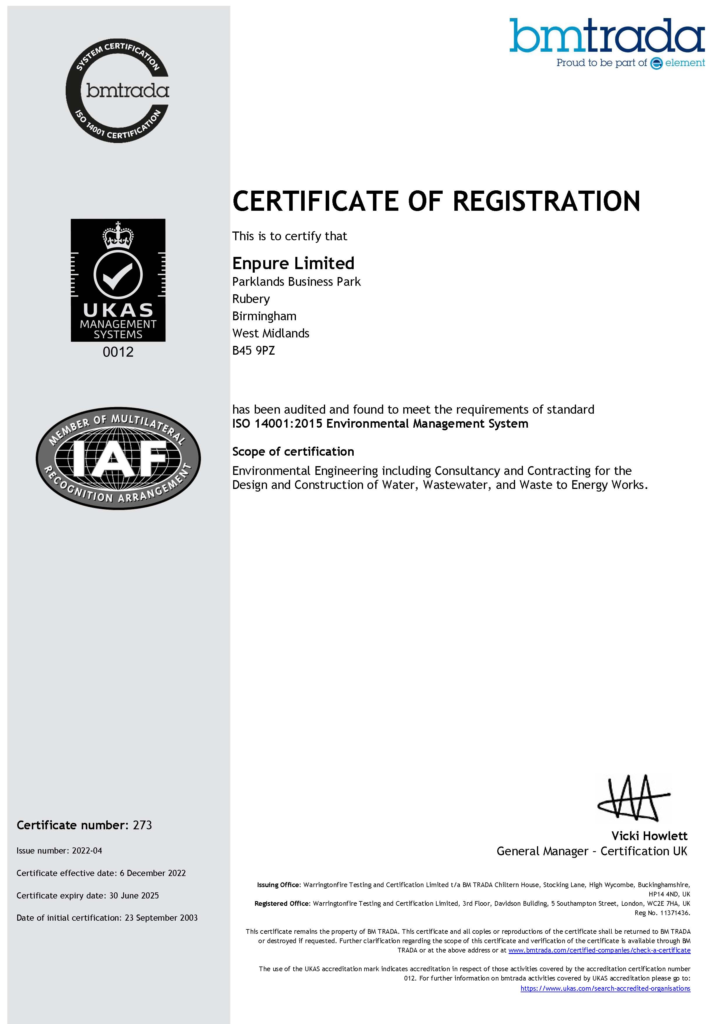 ISO Certification